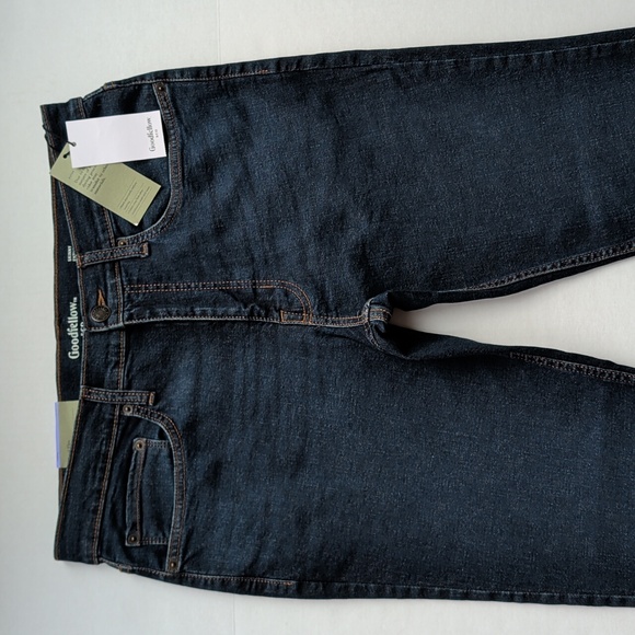 NWT Goodfellow & Co. Skinny Total Flex Denim Jeans W36 x L30 Dk Indigo Wash Blue - Picture 12 of 15